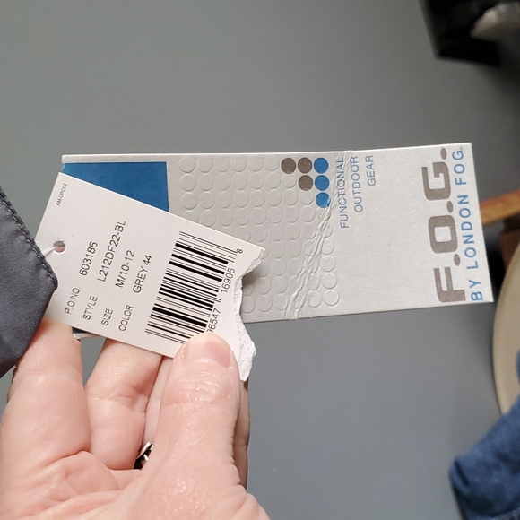 F.O.G. by London Fog, gray coat, size medium (10-12) - Picture 3 of 12